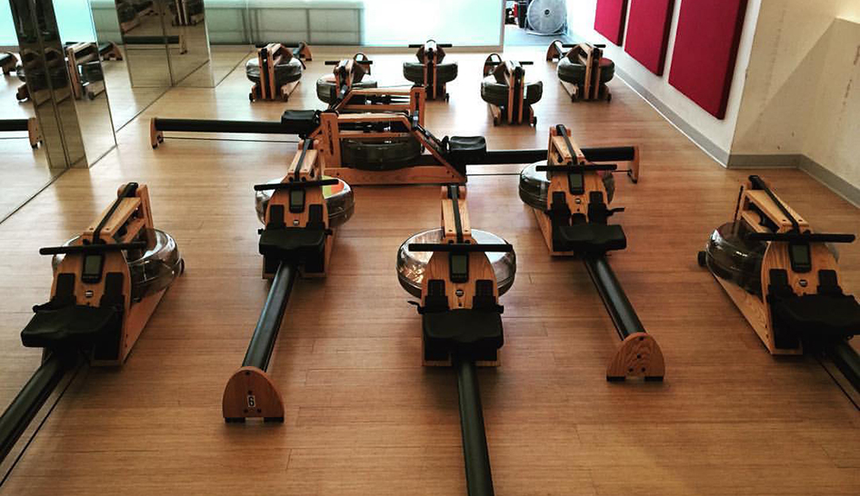 Equipment Burn Fitness Rowing Studio Column