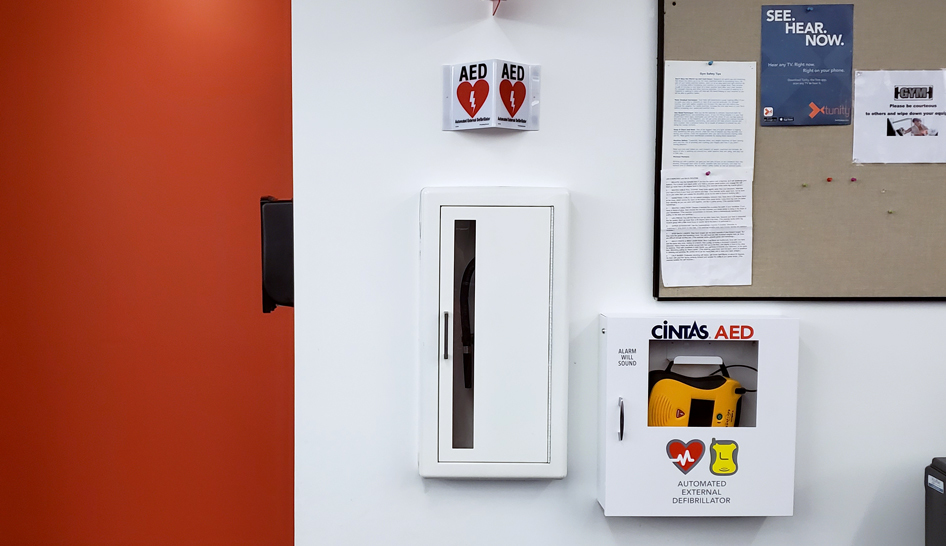 Gym Aed Emergency Equipment Column Width