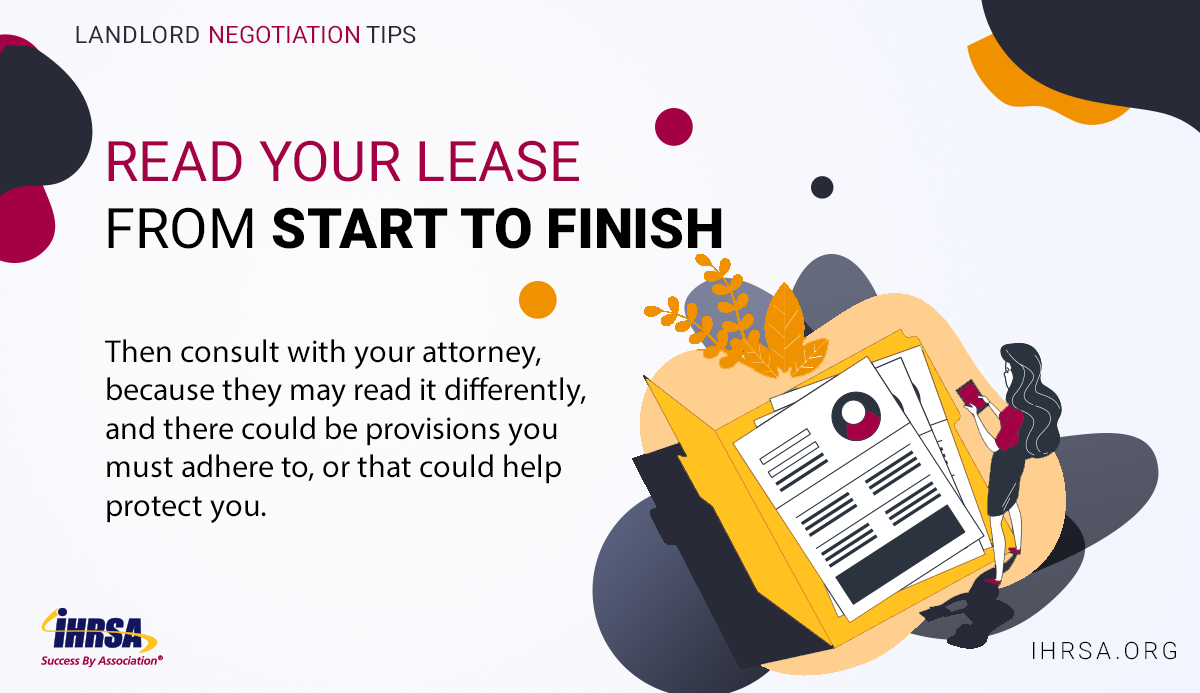 Negotiating with Your Landlord Tip 1 Read Lease