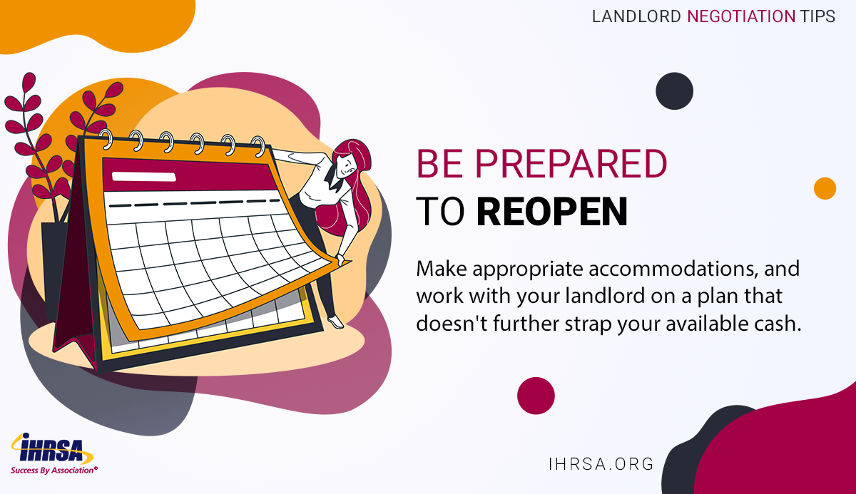 Negotiating with Your Landlord Tip 4 Reopen