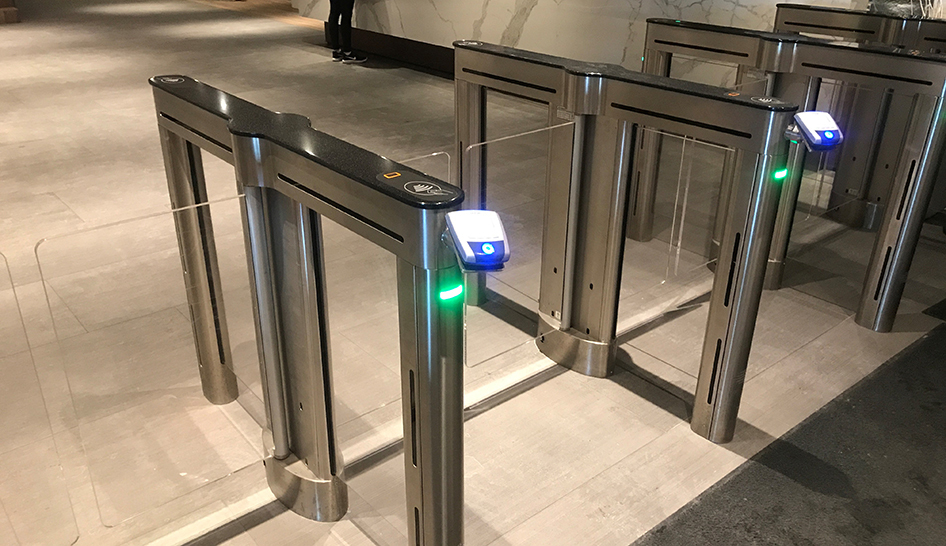 Technology Midtown Rfid Checkin Readers Column