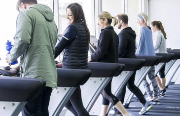 Equipment Exercisers Using Treadmills Column