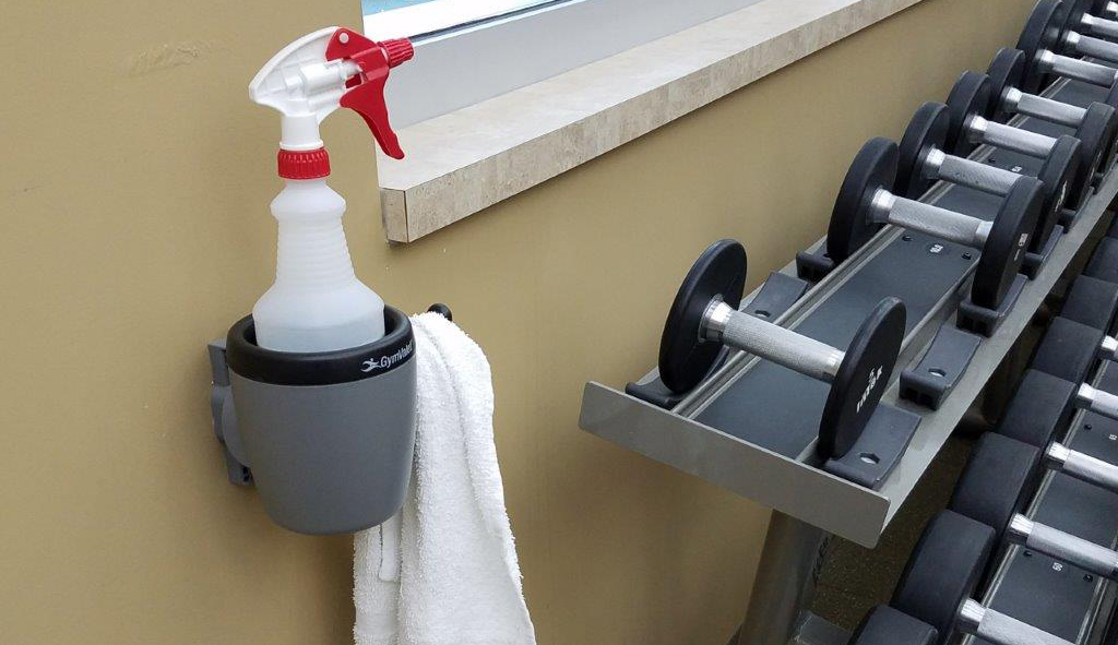 Facilities Gym Valet Wall Mount column