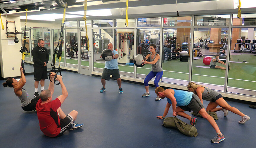 Personal Training Small Group Chelsea Piers Column