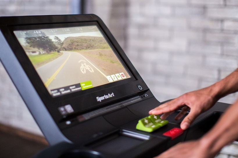 Technology supplier content treadmill screen sportsart limited use column