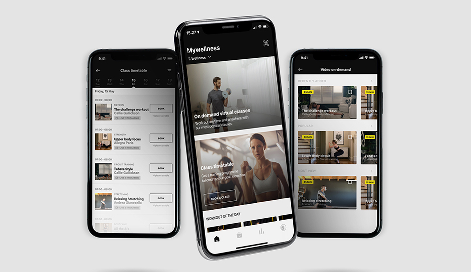 Technology technogym apps limited use column