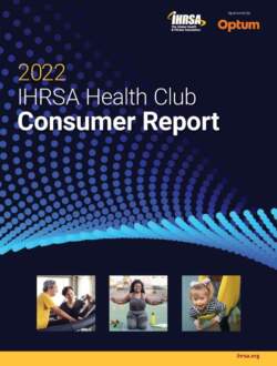 2022 IHRSA Health Club Consumer Report Cover