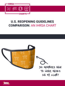 IHRSA Chart Cover state guidelines comparison cover