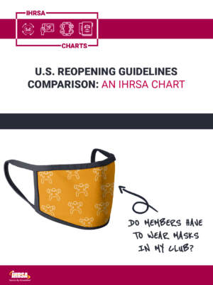 IHRSA Chart Cover state guidelines comparison cover