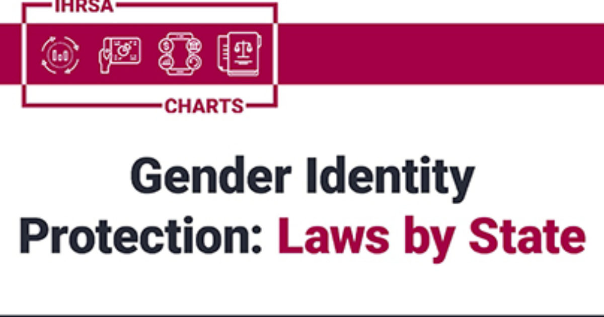 Gender Identity Protection: Laws by State & IHRSA Chart publication cover